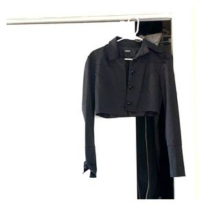 European black mini jacket
